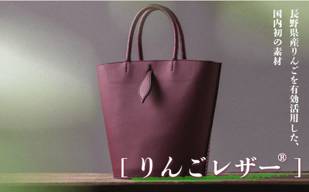 りんごレザー RingoLeather(登録商標) MY BAG 【 黒 】 株式会社SORENA 沖縄県への配送不可 マイバッグ 信州 20500円 長野県 飯綱町