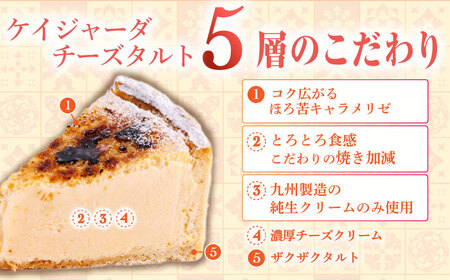 ケイジャーダチーズタルト 1ホール(15cm)【心優　-Cotoyu Sweets-】[KAA105]/ 長崎 平戸 菓子 スイーツ ケーキ タルト 贈物 贈答 スイーツ ケーキ タルト プレゼント 