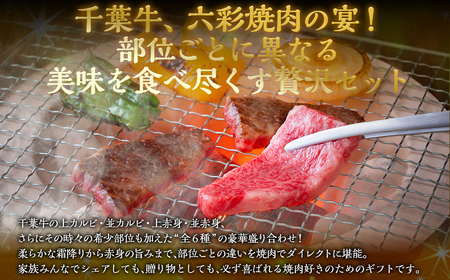 井村牧場の千葉牛厳選焼肉 “全6種” 贅沢セット 計1kg（千葉牛の上カルビ・並カルビ・上赤身・並赤身、希少部位） 【 ふるさと納税 人気 おすすめ ランキング 牛肉 牛 千葉牛 和牛 上カルビ 上赤