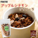 【ふるさと納税】【FRUCTUS】アップルシナモングラノーラ 250g FR002-2【福岡県 須恵町】