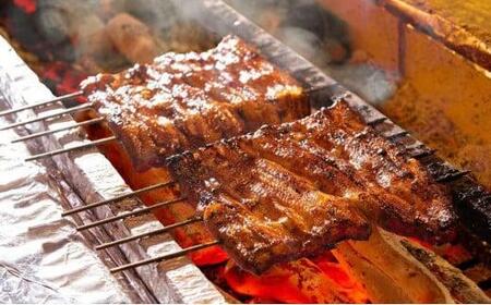 鰻蒲焼 ハーフサイズ4枚 秘伝のタレ 手焼き 真空パックうなぎ百選店 富士山湧水 三島 