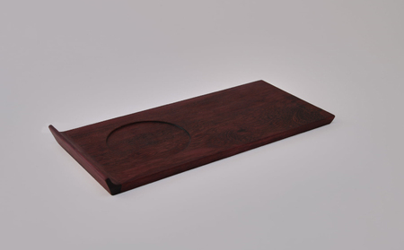 カフェトレイ 3点セット ウォールナット パープルハート 栃 ソーサー トレー 天然無垢材