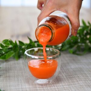 にんじんジュース りんごミックス 350ｍl×12本 オーガニックファーム所沢農人 | にんじん 人参 野菜ｼﾞｭｰｽ 所沢市