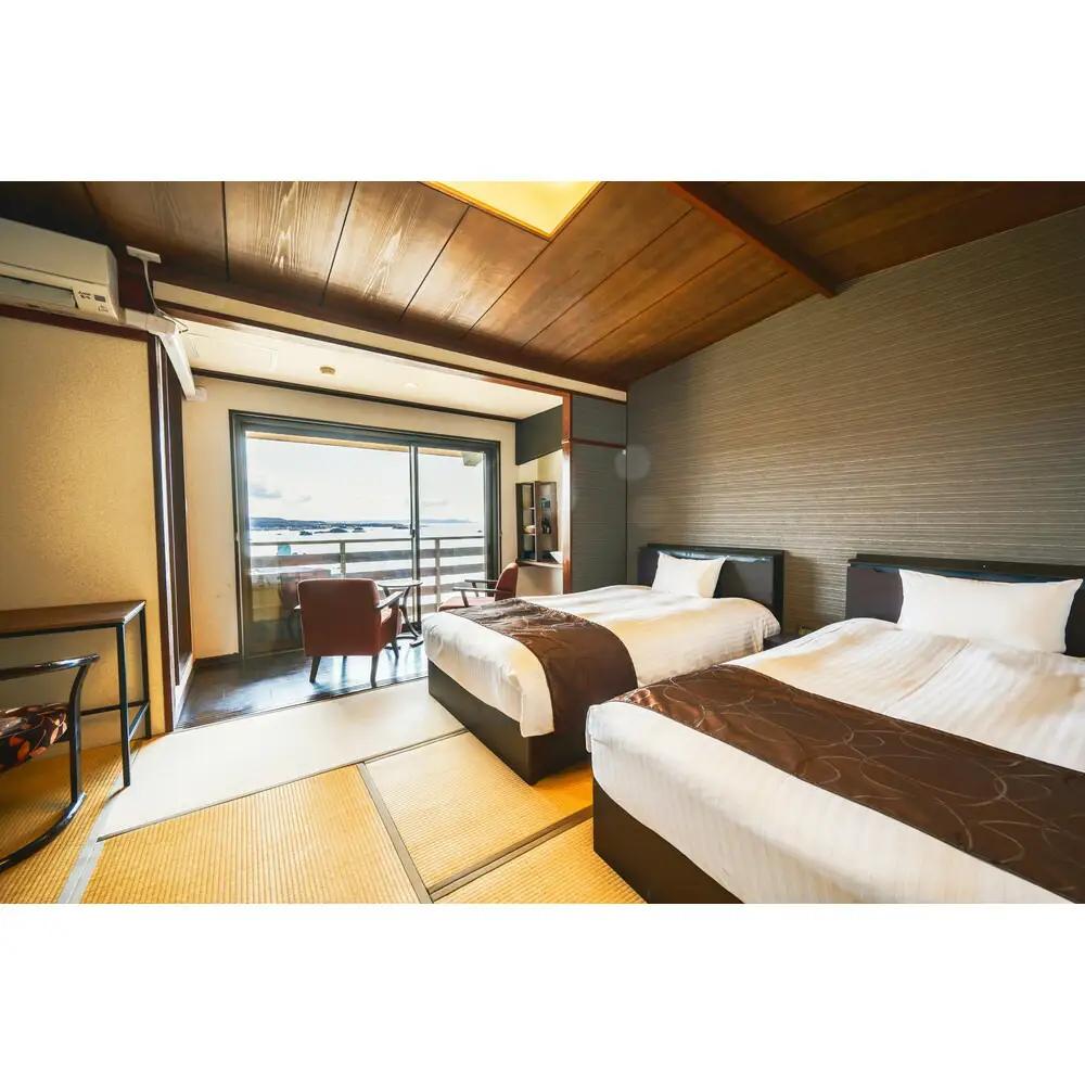 【佐渡】HOTEL AZUMA ご宿泊券 （ホテル吾妻）オーシャンビューガーデンツイン（定員3名）2泊4食付2名様 平日利用 電話予約のみ対象