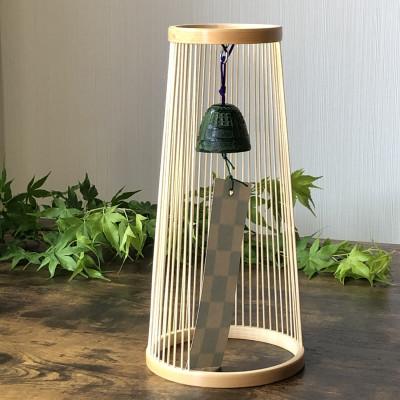 ふるさと納税 静岡市 駿河竹千筋細工 置き風鈴「初風25」 |  | 01