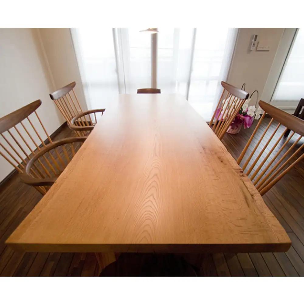 水楢1枚板 テーブル 府中家具 土井木工 ／ 家具 机 テーブル リビング 居間 ミズナラ 1枚板 高級感 シンプル 日本製家具 国産家具 広島県 No.1194
