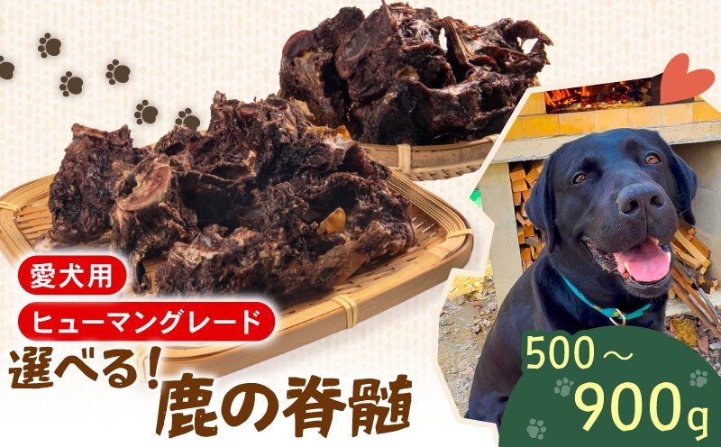 
                  犬用 選べる シカ の 脊髄 500 g 900 g 2種類 鹿 鹿肉 肉付き ジビエ ペットフード ドッグフード ペット 安心 健康 おやつ 犬 国産 ごはん ペット ペット用品 ペットフード 犬のおやつ  犬用 ペット用 ご褒美 ペリ君 オレ
                