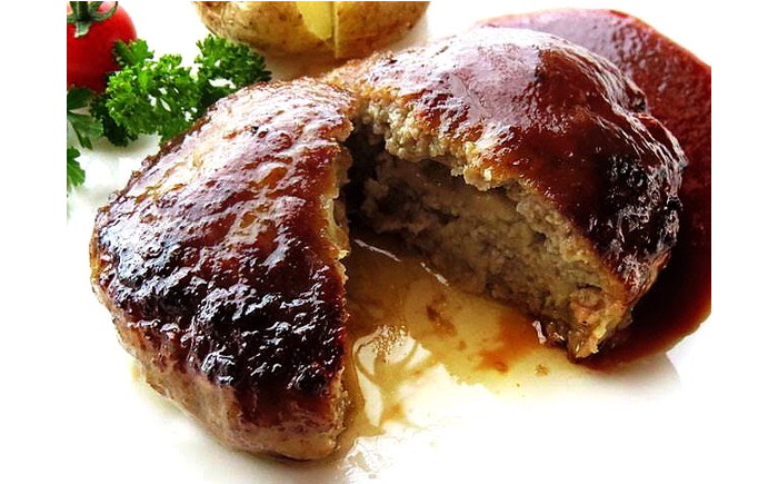 南島原手ごね ハンバーグ オリジナル ソース付き 150g×10個 / 南島原市 / はなぶさ [SCN039]