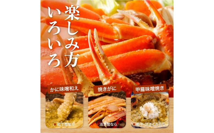 D25-019 鳥取産 特撰 紅ズワイガニ【釜茹で】3kg 6～7杯