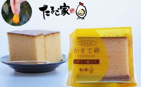  たまご専門店☆たまご家のカステラ「かすて卵」10個入り カステラ 専門店 お菓子 スイーツ デザート ザラメ佐賀県 太良町 N249