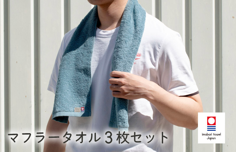 
                  （今治タオルブランド認定品）今治ベーシックタオル マフラータオル 3枚セット（グリーン）【I002110TM3G】
                