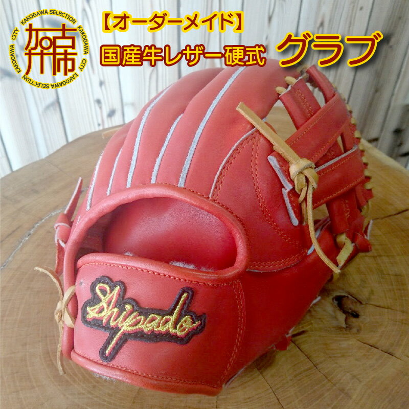 【ふるさと納税】【レビューキャンペーン】【オーダーメイド】国産牛レザー硬式グラブ《 グローブ 野球 グラブ オーダーメイド 国産牛 レザー 手作り 》