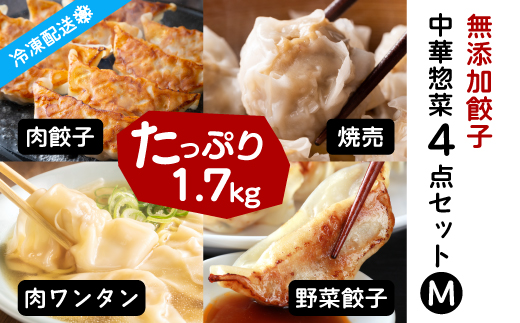 paoの無添加中華惣菜セットM(合計1.7kg) お惣菜 中華料理 ギョーザ シューマイ ぎょうざ しゅうまい 肉餃子 野菜餃子 焼売 ワンタン 夕飯 一品料理 おかず 詰め合わせ 化学調味不使用 食