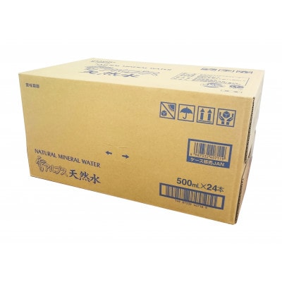 雪アルプス天然水　500ml×24本　ナチュラルミネラルウォーター