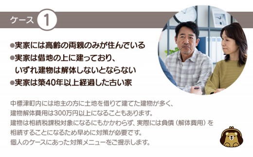 日本FP協会認定FPによる　これから相続が発生する方向け　リスク分析コンサルタント