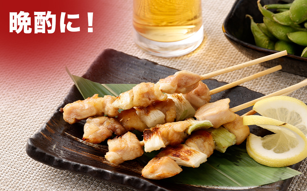 ＜宮崎県産若鳥ネギま詰め合わせ 20本＞翌月末迄に順次出荷 10本×2種 焼き鳥 焼鳥 串焼き もも肉 モモ肉 むね肉 ネギま 冷凍 宮崎県 高鍋町