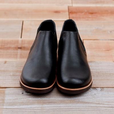 ふるさと納税 大和郡山市 KOTOKA　KTO-5012 ブラック 一枚革サイドゴア 婦人靴  22.5cm |  | 03
