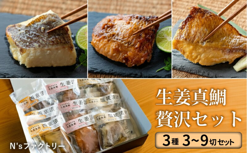 【ふるさと納税】 熟成 タイ 西京漬け 生姜漬け 塩麹漬け セット 小分け 味噌漬け みそ 味噌 鮮魚 魚介 たい タイ 鯛 ブランド鯛 西京焼き 西京漬 塩麹 生姜 冷凍 鮮魚 漬け魚 新鮮 小分け おかず おつまみ 惣菜 冷凍 簡単 お手軽 生姜真鯛 ブランド鯛 高知県 宿毛市