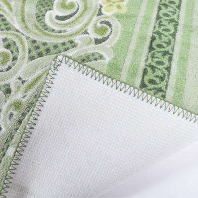 ふるさと納税 和泉市 日本製 廊下カーペット 65cm×120cm 【モダンオーナメント】 滑り止め グリーン |  | 02