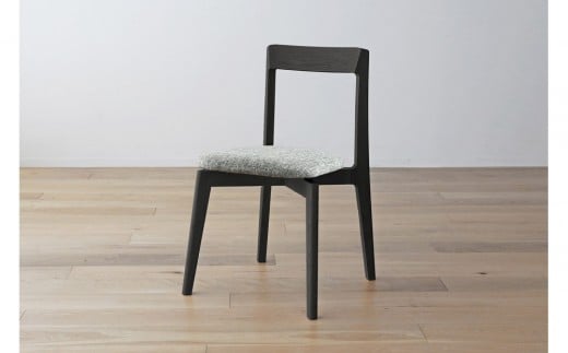 【開梱設置】高野木工 RIALTO CHAIR リアルト チェア オーク(グレー塗装) 布座 【10年保証】