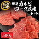 【ふるさと納税】《博多和牛》特選カルビ・ロース焼肉セット500g【配送不可地域：離島】【1355749】