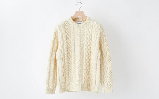 ≪先行予約≫【THISISASWEATER.】A2 : A SWEATER IS LOVE. -WHITE ホワイト セーター 服 洋服 ユニセックス メンズ レディース ブランド 数量限定 山形県 山辺町 サイズ2 yt-slxxw2