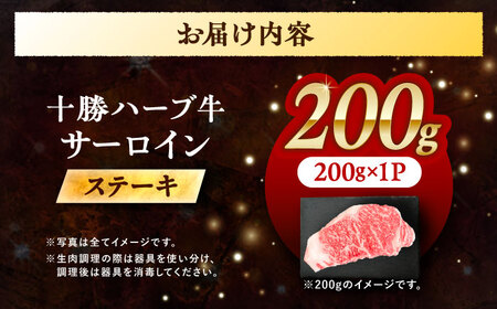 北海道 十勝 ハーブ牛  サーロインステーキ 200g 《足寄町》【株式会社ノベルズ食品】[BEAQ046]