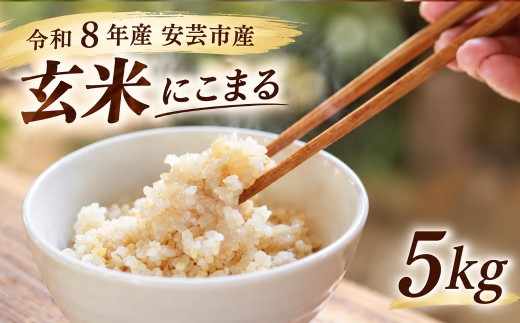 玄米 令和8年産 にこまる  5kg お米 精米 新米 ごはん ご飯 高知県産 弁当 おにぎり 料理 新嘗祭皇室献上米 令和8年  健康志向 もちもち食感 美味しい 農家直送 備蓄 防災 おにぎり 高級米 ブランド米 冷めても美味しい 炊き立て 食べ比べ 人気 おすすめ ギフト お米の定期便人気 米 定期便 安芸市 高知県