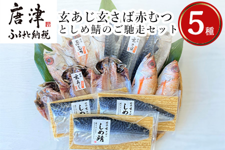 玄あじ玄さば釣り赤むつとしめ鯖のご馳走セット 5種11枚2尾 セット 干物 しめ鯖 まるごと おかず ギフト 昭徳