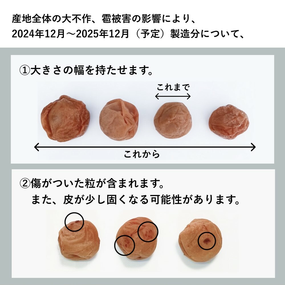 EP6021_【常温保管可能】天日塩と紫蘇だけで漬けた 無添加梅干し3kg 梅ボーイズ|南高梅 C203_イメージ5