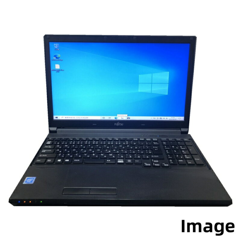 【ふるさと納税】パソコン ノートパソコン 中古 富士通 LIFEBOOK シリーズ A576 メモリ 8GB 新品SSD搭載 Windows 10 Pro 64bit Celeron 第六世代搭載 WPS Office すぐご使用できる状態でお届け致します リサイクル リユース PC 送料無料