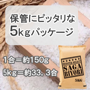CID21_さがびより白米５kg 【五つ星お米マイスター厳選！】