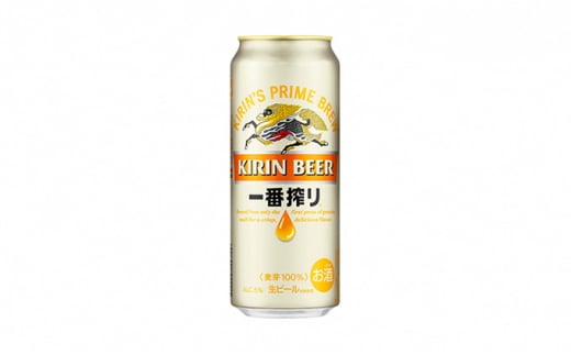 
キリンビール岡山工場 一番搾り生 ビール 500ml×24本 [№5220-0497]
