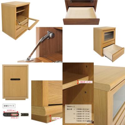 ふるさと納税 大川市 無垢リビング家具ソリド(キャビネット・シェルフ)50cm【選べるカラー:6色】 |  | 02