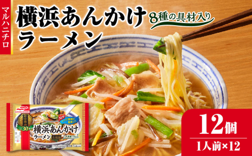 マルハニチロ 冷凍食品 横浜あんかけラーメン 1人前×12個入 【045-001】