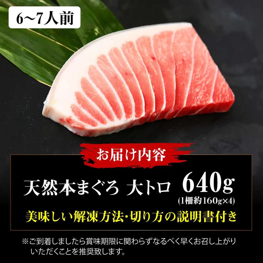 たね熟天然本まぐろ大トロ(640g)[AOCE007]まぐろ