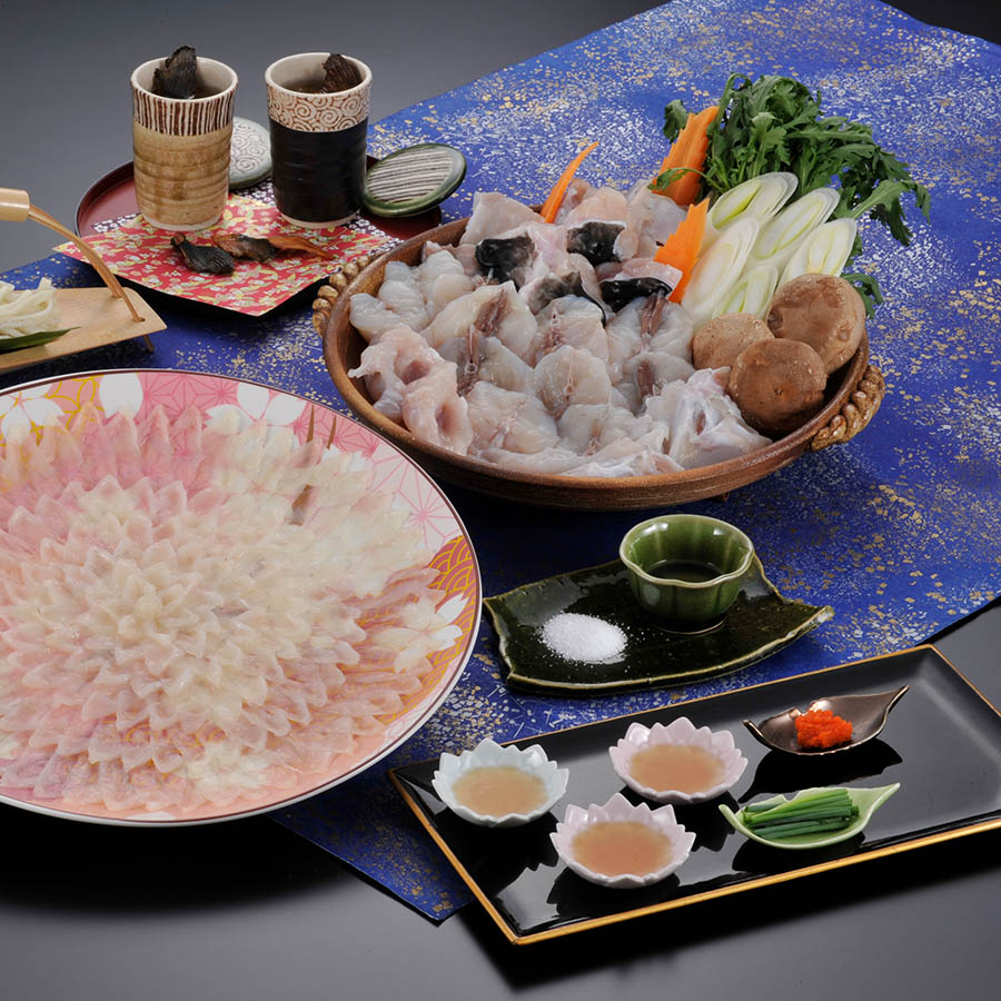 ＜ふく太郎本部＞天然ふく料理コース(6人前)