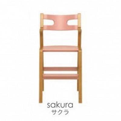 ふるさと納税 東川町 子どものための家具「rabi kids chair」(サクラ&amp;ベルト無)【0006-001-05】