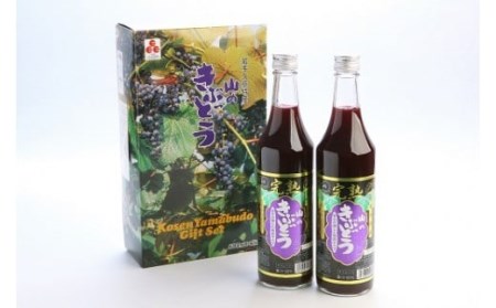 完熟山のきぶどう600ml×2本入（山ぶどう100％）
