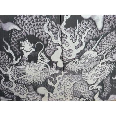 ふるさと納税 与謝野町 昇龍(黒龍)御朱印帳(龍の絵を真似て製織した御朱印帳)　ノーマル色 |  | 01