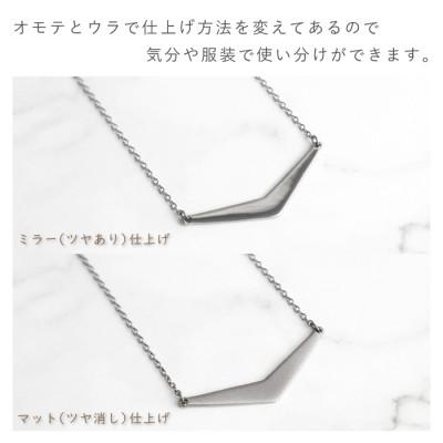 ふるさと納税 弥彦村 純チタンバーネックレス(V字)42cm |  | 01