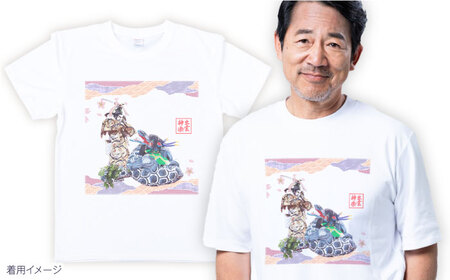 Tシャツ 出雲神楽 須佐之男命と八岐大蛇オリジナルカラーTシャツ FN-08 Mサイズ [AICZ027]