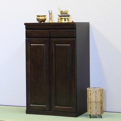 ふるさと納税 大川市 仏壇下台 大川家具 完成品 60cm AKBU-01-60H BR |  | 01
