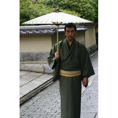 【日吉屋】特選番傘（黒） 名入れあり（タイプB・D・E)