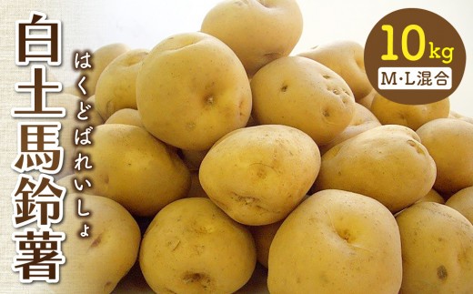 
                  【先行受付2026年発送】白土馬鈴薯（じゃがいも、男爵）約10kg｜御牧ふる里農園 東御市産 ※2026年8～12月お届け
                