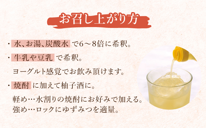 ゆずみつ 200ml 2本 柚子 熊本 山都町【本田農園】[YDL003] 10000 10,000 10000円 10,000円 1万円