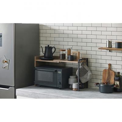 ふるさと納税 大河原町 レンジ台 キッチンラック アッシュブラウン、黒アイリスオーヤマ[53752499] |  | 02