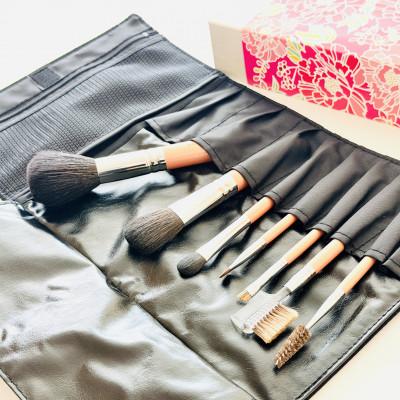 ふるさと納税 熊野町 熊野化粧筆　萌フルセット&ケース　熊野筆ほうこどう |  | 01