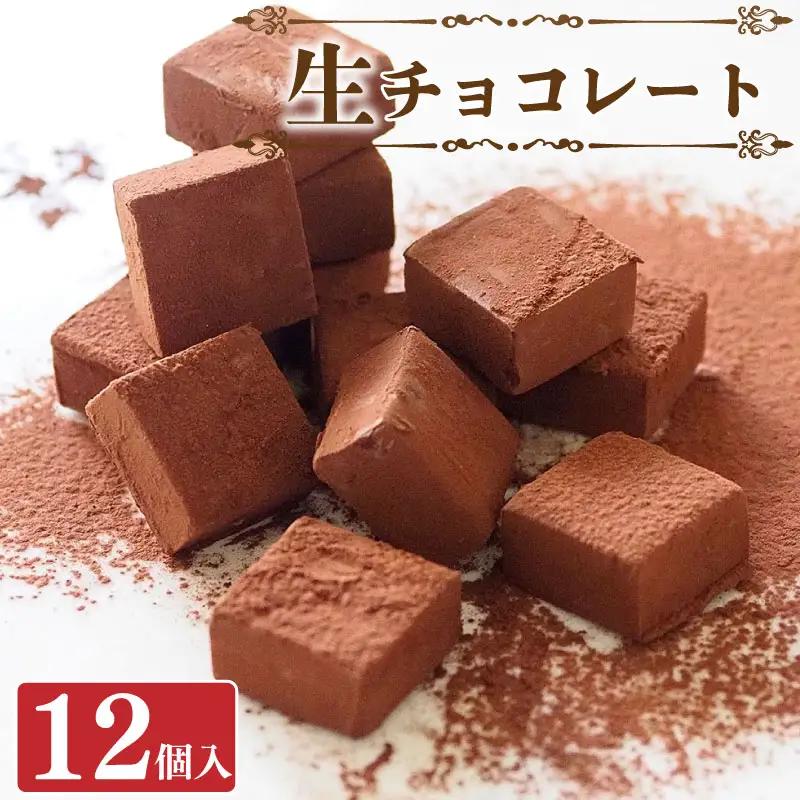 【生チョコ】 チョコレート スイーツ 生チョコ 12個 セット 冷凍 バレンタイン