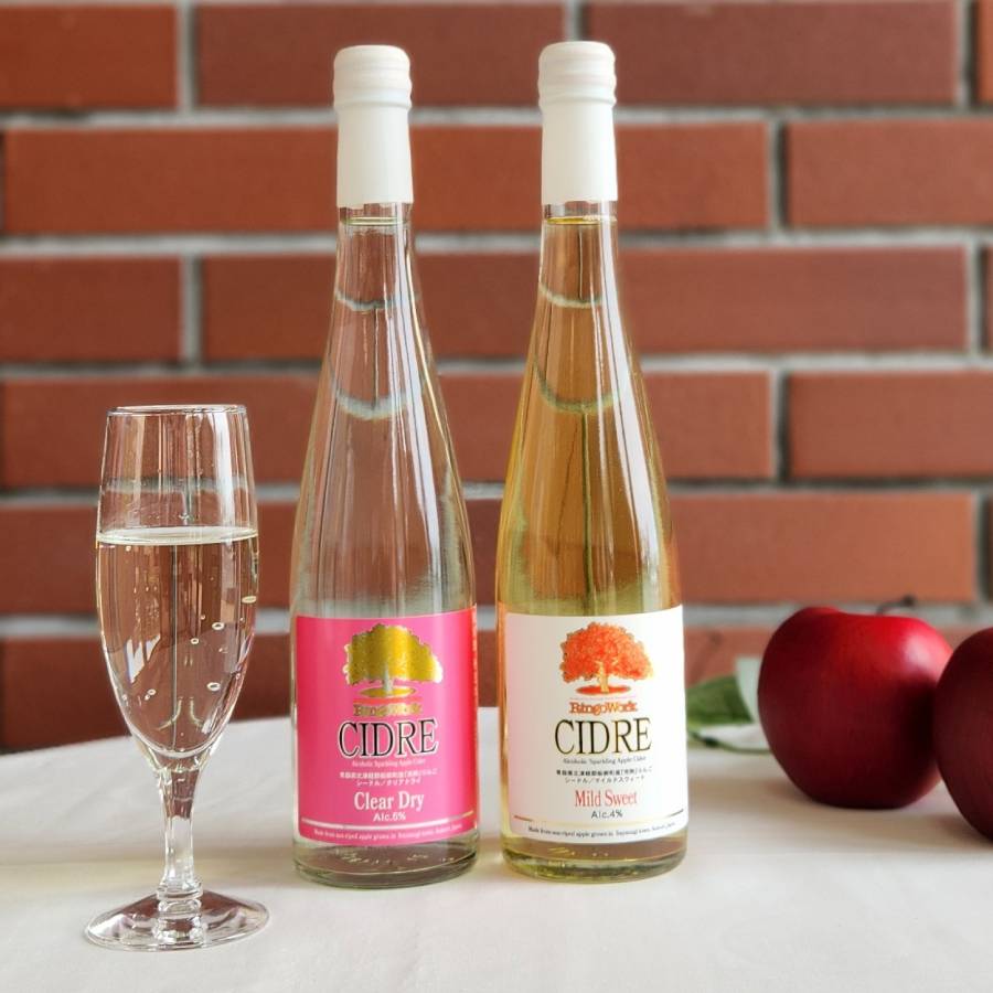 ＜RingoWork＞「完熟」りんごシードルセット500ml×2